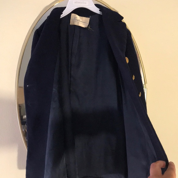 Vintage Military Style Pea Coat. - Picture 6 of 7